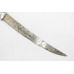 Antique Dagger Knife Old Damascus Sakela Steel Blade & Handle Handmade Gift C869